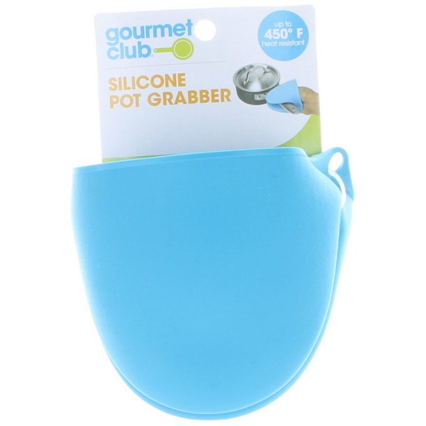 Silicone Pot Grabber Pot Holder With Heat Resistant Blue