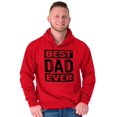 thumbnail image 5 of Cool Best Dad Ever Father's Day Hoodie Hooded Sweatshirt Men Brisco Brands S, 5 of 6