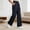 Navy, variant on Dolkfu Straight-Leg Women'S Pants Minimalist Regular Black High-Waist Joggers Pants Solid Elastic Waist Modern Outdoor Pants Black,L
