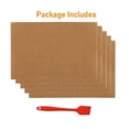 thumbnail image 3 of Ensemble de 5 Tapis de Barbecue pour Cuisson Extérieure, Pâtisserie, Antiadhésifs, Réutilisables, 3 of 10