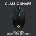 thumbnail image 3 of SAYTAY Wired Gaming Mouse, 8,000 DPI, Rainbow Optical Effect LIGHTSYNC RGB, 6 Programmable Buttons, On-Board Memory, Screen Mapping Black ST-001, 3 of 5