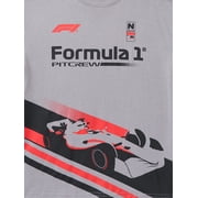 Formula 1 Racing Boys Graphic Tee with Short Sleeves, Sizes 4-18