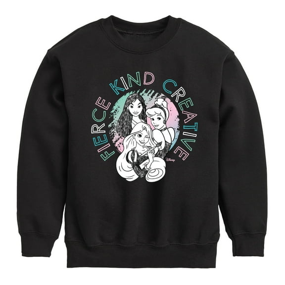 Disney - Fierce Kind Creative - Toddler & Youth Crewneck Fleece Sweatshirt
