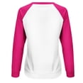thumbnail image 3 of AherBiu Chandails à Col Rond pour Femmes, Hauts à Manches Longues, Hauts à Blocs de Couleur pour Sorties, T-Shirts d'Entraînement, 3 of 7