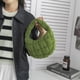 thumbnail image 2 of Bolsos de hombro acolchados para mujer Cloud Mini Bag Bolso Cross Bag Tote (Retro Green), 2 of 6