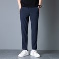 thumbnail image 1 of Pantalones Elásticos Casuales Largos Lisos Rectos Para Hombre CH-EG, 1 of 4