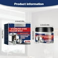 thumbnail image 6 of Stainless Steel Scratch Remover and Cleaner, Metal Polish for Appliances Refrigerator Oven Sink, Professional Grade Stainless Steel Cleaner Kit for Home Use, 6 of 8