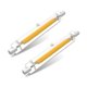 thumbnail image 1 of R7S LED 118mm Dimmable Lamps, 20 W R7S LED Bulbs Replacement for 200 W Halogen Bulbs, Warm White Pack of 2, 1 of 4