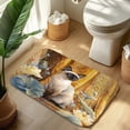 thumbnail image 6 of 1pc A White Goose Absorbent Non-Slip Bathroom Thickened Flannel Rug Decor,Soft,Quick Drying,Suitable For Indoor/outdoor Use,Bathrooms,Bedrooms,Kitchens,Terrace,Laundry Rooms,16"x24", 6 of 7