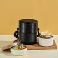 thumbnail image 2 of TIMIFIS Lunch Jar Stainless Steel Vacuum Lunch Box Insulated Pot Can Be Filled with Water Insulated Barrel Portable Lunch Box Meal Prep Containers Kitchen Gadgets, 2 of 2