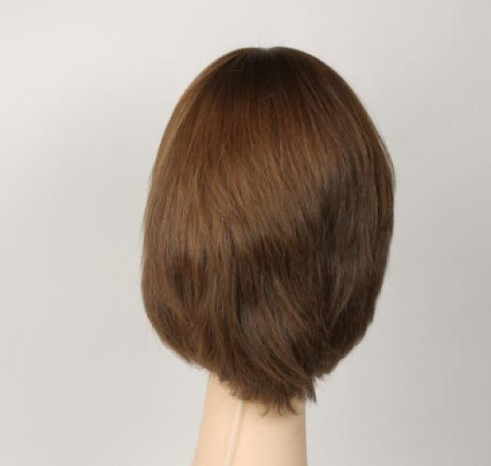 European Human Hair Freeda Wig Medium-Light Brown Dorothy Size X-Large