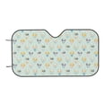 thumbnail image 4 of Uemuo Different Breeds of Dogs Pattern Accordion Car Windshield Sun Shade, Foldable Reflective Sun Visor for Car, Reflector Windshield Sunshade-, 4 of 7