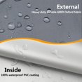 thumbnail image 4 of Funda para estantería Dalema impermeable 122x46x183 cm gris, 4 of 8