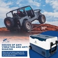 thumbnail image 3 of Confote Car Refrigerator Portable Freezer with WIFI APP Control (2/24V DC and 100-240V), 35 L, 3 of 6