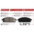 thumbnail image 4 of Power Stop Z23-1800 Rear Z23 Evolution Sport Carbon Fiber Infused Ceramic Brake Pads with Hardware, 4 of 4