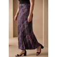 thumbnail image 3 of Jessica London Women's Plus Size Casual Wide Elastic Pull-On Lightweight Maxi Skirt, 3 of 4