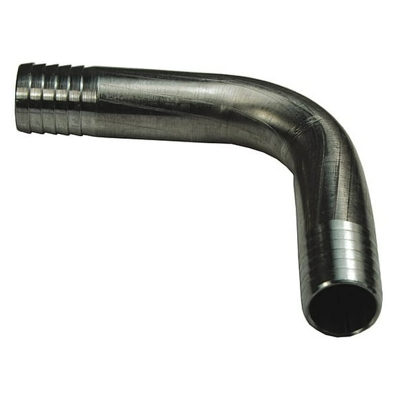 Dixon Barbed Hose Fitting,Hose ID 1/2",N/A 1770808SS