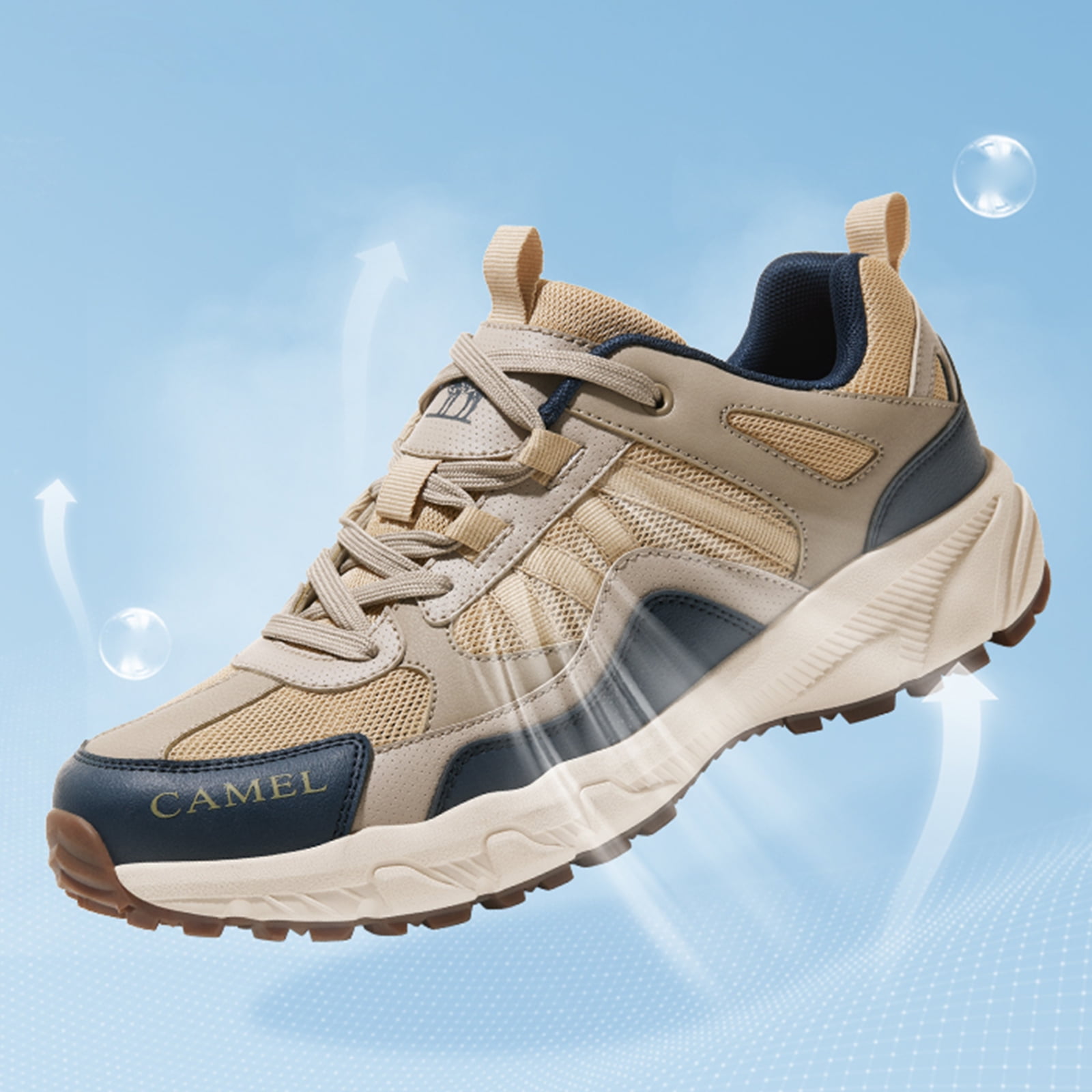 CAMEL Mens Hiking Shoes Low Top Men's Sneakers Trail Trekking Running Shoes Hiking Boots