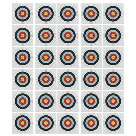 Shooting Practice Target Paper, Full Ring Standard Specifications 60cm Archery Target Paper For Hunting