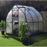 Exaco The Tulip House 7 Ft. W x 7 Ft. D Plastic Commercial Greenhouse