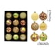 thumbnail image 3 of Set de adornos navideños inquebrantables de 12 piezas | Decoraciones de árbol navideño de plástico multiestilo – azul, dorado, rojo, verde menta, rosa | Ligero, fácil de colgar para casa, fiesta o, 3 of 7