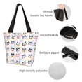 thumbnail image 6 of Kdxio Cute Dog Women Reusable Grocery Bags Foldable Ripstop,Reusable Shopping Bags for Shopping,Gym,Gift, 6 of 8