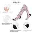 thumbnail image 5 of Pofeuu Butterfly Print Compression Socks for Women & Men Circulation - Best Support for Nurses,Running,Athletic,Sports, 5 of 7