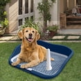thumbnail image 6 of Bvdfgk Mesh Dog Training Toilet Dog Potty Tray Anti Splashing Pee Training Tray for Pee Blue, 6 of 9