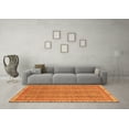 thumbnail image 3 of Ahgly Company Indoor Rectangle Abstract Orange Modern Area Rugs, 7' x 9', 3 of 4