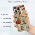 thumbnail image 2 of Frog Mushroom Case for iPhone 14 Pro Max,Aesthetic Art Design Pattern Soft Full TPU Bumper Cover, 2 of 5