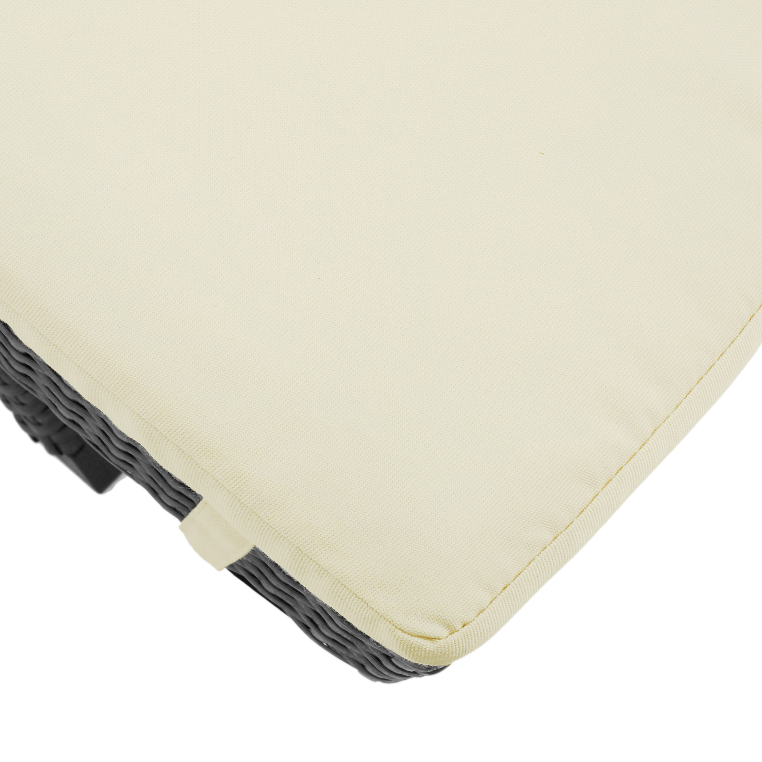 Anthony Outdoor Wicker Adjustable Chaise Lounge with Cushion, Set of 2, Grey, Beige