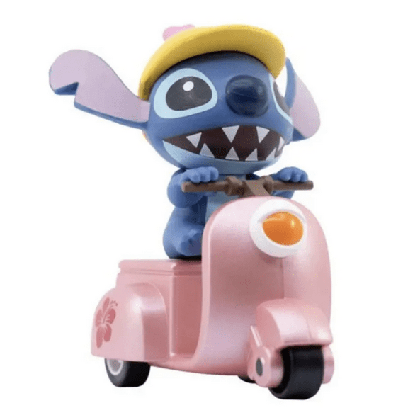 Disney Stitch Pull Wespa Car #1 Pink