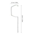 thumbnail image 2 of Masteelf 2pcs Rain Gutter Downspout Bracket Heavy Duty Gutter Hanger Downspout Wall Bracket For Repairing Sagging Rain Gutters Silver, 2 of 8