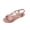 Pink, variant on Xfvqtps Women Roman Strappy Sandals Flat Crisscross Elastic Strap Summer Sandals Casual Shoes Walking Sandals