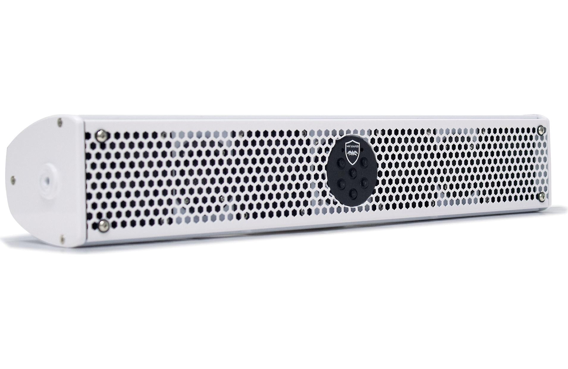 Wet Sounds Stealth 6 Ultra V2 Sound Bar + UTV Mount Kit - White, Bluetooth, 200W RMS