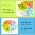 thumbnail image 5 of Weekly 7 Day Large Pill Organizer, Travel Pill Box, Pill case, Medicine Organizer, Pill Container, Pill Box 7 Day, Pill Dispenser, Medication Organizer, Pill Organizer Weekly, 5 of 5