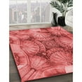 thumbnail image 3 of Ahgly Company Tapis Rectangulaire Rouge Lavable en Machine, 2 Pieds x 5 Pieds, 3 of 7
