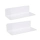 thumbnail image 1 of Soporte de estante flotante de acrílico extraíble para de inteligente 2-6 piezas 2 piezas blanco Soledad Estantes de pared flotante de acrílico, 1 of 5