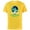 Yellow, variant on Disney and Pixar’s Toy Story Buzz Lightyear Spanish Mode - Short Sleeve Cotton T-Shirt for Adults - Customized-Black