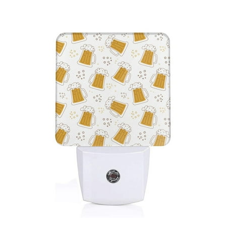 

Sigee Beer for Night Lights Plug into Wall Dusk to Dawn Sensor Warm White Led Night Light 0.5W for Kid Hallway