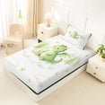 thumbnail image 4 of Homewish Cartoon Dragon Twin Sheets,Lovely Animal Bedding,White,3 Pieces,1 Fitted Sheet and 1 Pillowcase, 4 of 6