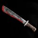 thumbnail image 3 of Cuchillo sangriento de Halloween para decoración de fiestas, juguete de plástico afilado, cuchillo de cocina de simulación, accesorios delicados, cuchillo curvo, accesorios de Halloween, 3 of 4