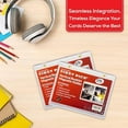 thumbnail image 2 of 175pt Vertical Booklet Magnetic Card Holder - UV Protection - 175 PT PVC FREE - Great Fit For National Treasures, Flawless, Playbook Cards and More, 2 of 6