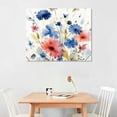 thumbnail image 2 of PRATYUS Fall Decor Watercolor Wildflower Canvas Prints Wall Art 20x16in, 2 of 3