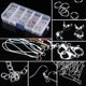 thumbnail image 1 of Hands Craft Accessories with Box Jewelry Making Kits Set Head Pins Chain Beads hands making material Spptty artesanía, 1 of 8