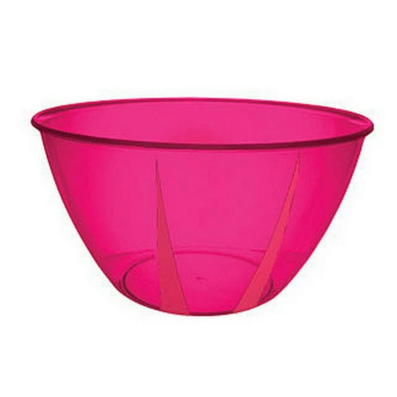 NEON PINK 160 OZ. HARD PLASTIC BOWL