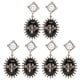 thumbnail image 2 of Pendientes Pendientes de aleación Pendientes de metal Pendientes retro Joyería creativa Mujeres Nias, 2 of 8