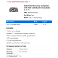 thumbnail image 2 of Radiator Fan Assembly - Compatible with 2000 - 2001 Buick Century Sedan 3.1L V6, 2 of 2