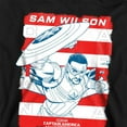 thumbnail image 2 of Captain America Garçons/filles Sam Wilson Drapeau Américain Chandail à Capuchon Chiné, 2 of 6