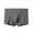 Medium Grey, variant on LYMAYTER Men's Boxer Briefs Comfortsoft Breathable Underwear Cotton Stretch Boxer Briefs for XL-4XL